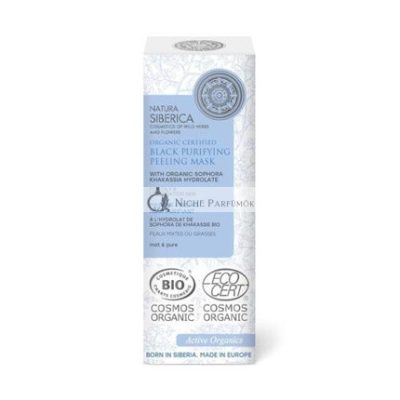 Natura Siberica Organikus Sophora Fekete Tisztító Maszk, 75ml