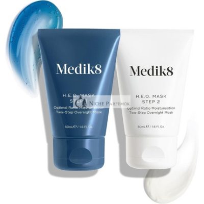 Medik8 H.E.O Optimális Arányú Hidratáló Kétlépcsős Éjszakai Hidratáló Arcmaska Hyaluronsavval
