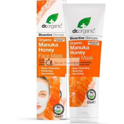 Dr Organic Manuka Méz Arcmaszk Tápláló Száraz Bőrre 125ml