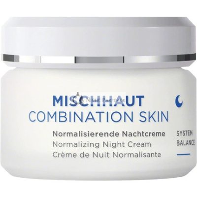 Annemarie Borlind Normalizáló Éjszakai Krém Kombinált Bőrre, Vegetáriánus, 50ml