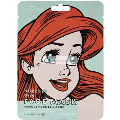 MAD Beauty Disney Ariel Sellő Arcmaszk, Hidratáló és Nyugtató Arcpakolás 30g