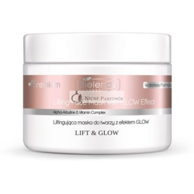 Bielenda Professional Lift & Glow Lifting Powder Arcpakolás Ragyogó Hatással, 115g