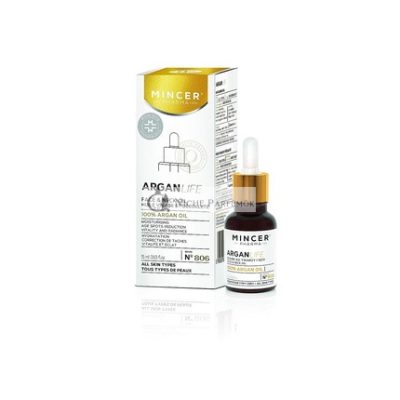 Mincer Pharma Argan Life 50+ Hidratáló, Fényesítő és Korfoltokat Csökkentő Argan Olaj 15ml