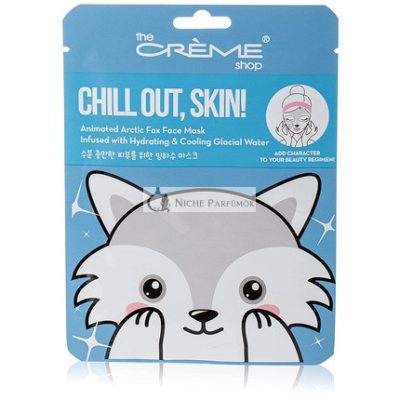 Chill Out, Skin! Animált sarki róka arcpakolás hidratáló és hűsítő glaciális víz, 50 ml