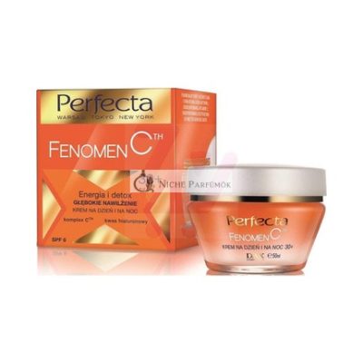 DAX FENOMEN C Anti-Aging Nappali és Éjszakai Krém C-vitaminnal és Hyaluronsavval 30+, 50ml