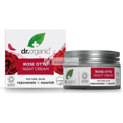 Dr Organic Rózsa Otto Éjszakai Krém, 50 ml
