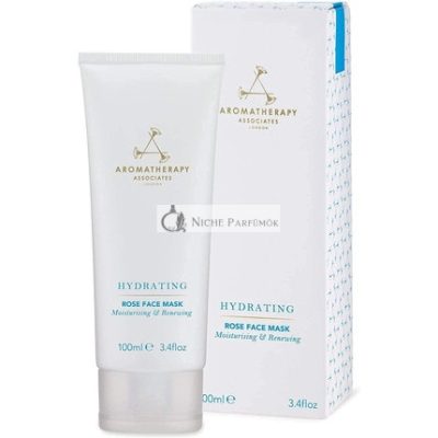 Aromaterápiás Szövetség Hidratáló Rózsa Arcmaszk Aloe Verával, Nátrium-Hialuronáttal és Rózsvízzel 100ml