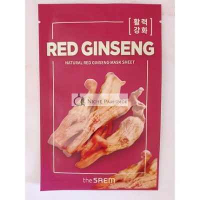 Koreai Vörös Ginseng Arcmaska, 21ml
