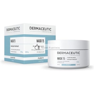 Dermaceutic Maszk 15 Olaj- és Sebszabályozó Arcmaszk, 50ml