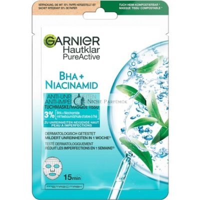 Garnier SkinActive Tisztító Teafaolaj és Szalicilsav Arcpakolás