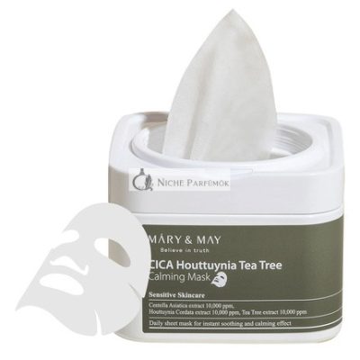Mary & May CICA Houttuynia Tea Tree Nyugtató Maszk 30 Lap - Koreai Bőrápolás