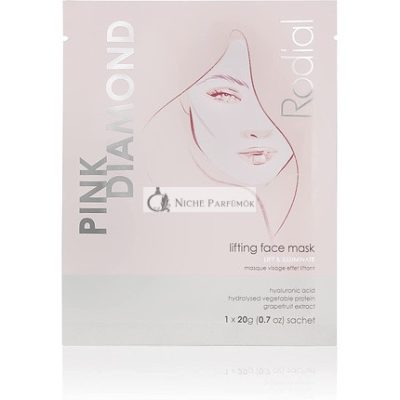 Rodial Pink Diamond Lifting Arcmaszk Gyémánt Porral és C-vitaminnal