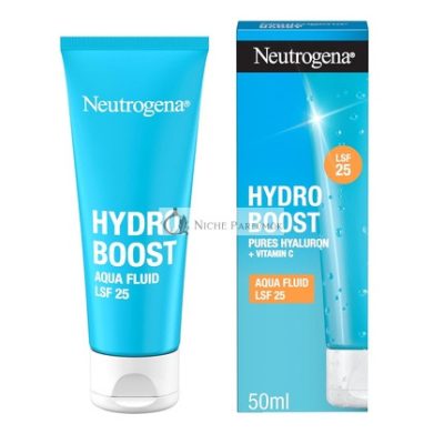 Neutrogena Hydro Boost Aqua Fluid SPF 25 Könnyű Arckrém Hyaluronsavval és C-vitaminnal, 50ml