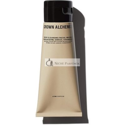 Grown Alchemist Mélytisztító Arcpakolás Wheatgerm Ginkgo Cranberry Tisztító Agyag Maszk Centella 75mL
