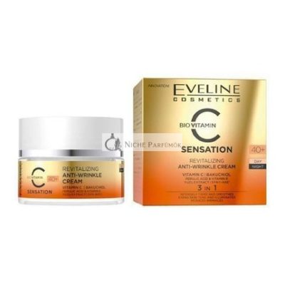 Eveline Vitamin C Revitalizáló Ránctalanító Nappali és Éjszakai Krém 40+ 50ml