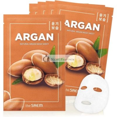 Természetes Argan Maszk Lemez, 21ml