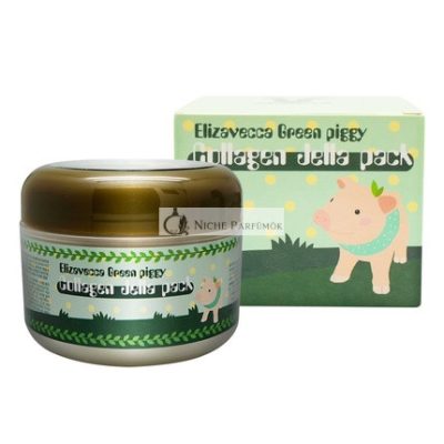 Elizavecca Zöld Malac 50% Kollagén Krém 100g Jella Pack Hidrolizált Kollagén Anti-Aging Éjszakai Krém