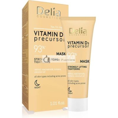 Delia Cosmetics Vitamin D3 Prekurzor Erősen Emelő és Firmáló Maszk, 50ml