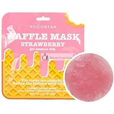 Kocostar Waffle Gel Essence Sheet Mask - Eper