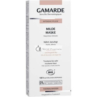 GAMARDE Bio-Kozmetikumok Enyhítő Maszk Száraz és Nagyon Száraz Bőrre 40ml