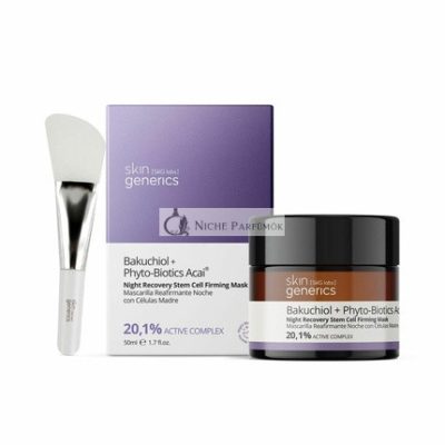 Skin Generics Bakuchiol+ Phyto-Biotics Acai Hidratáló Maszk Éjszakai Használatra, 50ml
