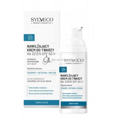 Sylveco Dermo Skin Száraz Hidratáló Arckrém Napfényvédő 50 - 50 ml