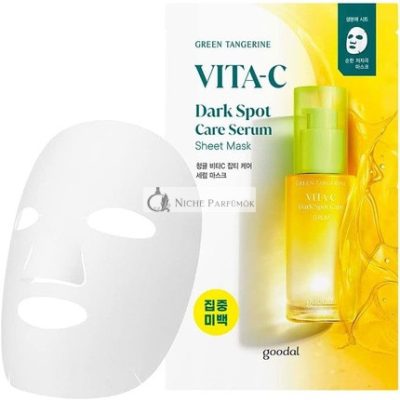 Goodal Zöld Mandarinos Vita C Esszencia Szérum Maszk Sötét Foltok Kezelés Hyperpigmentáció