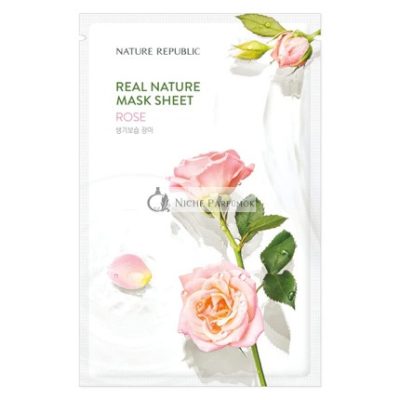 Frissítő Hidratáló Arcpakolás Rózsa Kivonattal