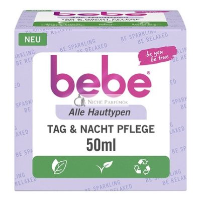 bebe Nappali és Éjszakai Arckrém 50ml Holdvirággal és Vanília Illattal