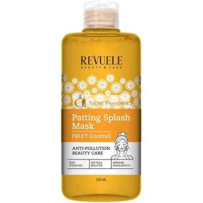 Revuele Patting Splash Gyümölcs Koktél Maszk, 250ml - 100% Tiszta Természetes és Organikus - Védi a Bőrét a Szennyeződéstől és a Mindennapi Stressztől - Bőrápolás