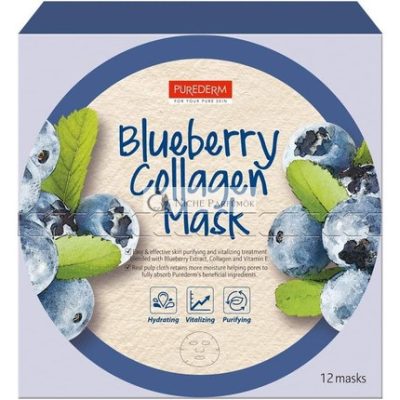 Purederm Áfonya Kollagén Maszk