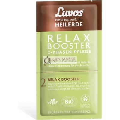 Luvos Wellness és Szépség Relaxáló Tisztító Maszk Arcra az Azonnali Hatásért, 1 Tasak 2 + 7.5ml