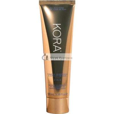 KORA Organics Kurkuma Brightening Exfoliating Maszk 2 az 1-ben, 100ml