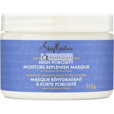 Shea Moisture Mongongo és Jojoba Olajok Magas Porozitású Hidratáló Maszk, 311g