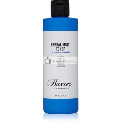 Baxter of California Herbal Mint Toner - Tisztító Astringens Arctonik, 236 ml