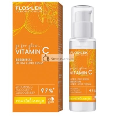 Floslek Laboratorium Go For Glow Vitamin C Ultra Light Krém Nappali és Éjszakai 30ml
