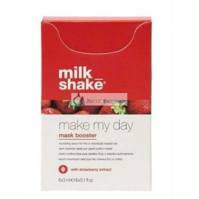 Milk Shake Make My Day Maszk Booster Eper Kivonattal, 6 x 3ml