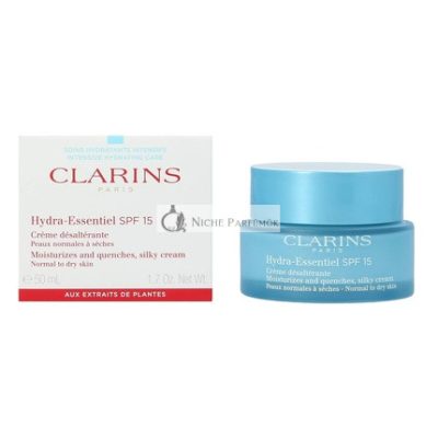 Clarins Hydra-Essentiel Selymes Nappali Krém Spf15, 50ml