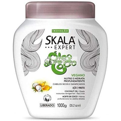 Creme De Tratamento Condicionador Óleo De Coco Skala, 1kg