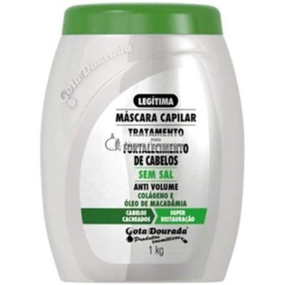 Gota Dourada Újratöltő Maszk Göndör Hajhoz 1 Kg