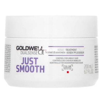 Goldwell Dualsenses Just Smooth 60sec Treatment hajsimító maszk rakoncátlan hajra 200 ml