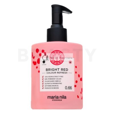 Maria Nila Colour Refresh tápláló maszk színes pigmentekkel a vörös árnyalatok újraélesztéséhez Bright Red 300 ml