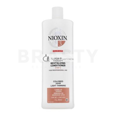 Nioxin System 3 Scalp Therapy Revitalizing Conditioner tápláló kondicionáló vékony szálú festett hajra 1000 ml
