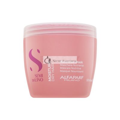 Alfaparf Milano Semi Di Lino Moisture Nutritive Mask tápláló maszk száraz és sérült hajra 500 ml