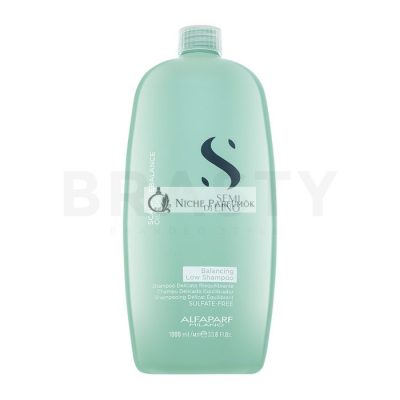 Alfaparf Milano Semi Di Lino Scalp Rebalance Balancing Low Shampoo tisztító sampon zsíros fejbőrre 1000 ml