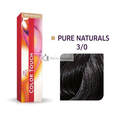 Wella Professionals Color Touch Pure Naturals professzionális demi-permanent hajszín többdimenziós hatással 3/0 60 ml