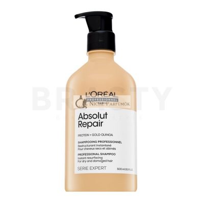 L'Oréal Professionnel Série Expert Absolut Repair Gold Quinoa + Protein Shampoo tápláló sampon nagyon sérült hajra 500 ml