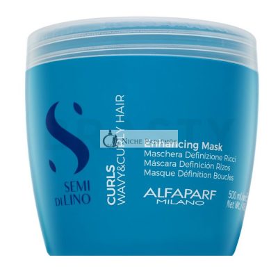 Alfaparf Milano Semi Di Lino Curls Enhancing Mask tápláló maszk fényes hullámos és göndör hajért 500 ml
