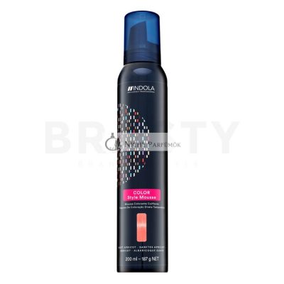 Indola Color Style Mousse féltartós hajszínező hab Soft Apricot 200 ml