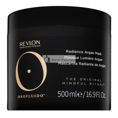Orofluido Radiance Argan Mask tápláló maszk puha és fényes hajért 500 ml